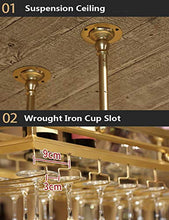 Portabicchieri da Vino Portabottiglie da Vino a Soffitto Rovesciato Portabottiglie per Uso Domestico in Metallo Artistico in Ferro per Cucina Bar Ristorante,Black Single Layer