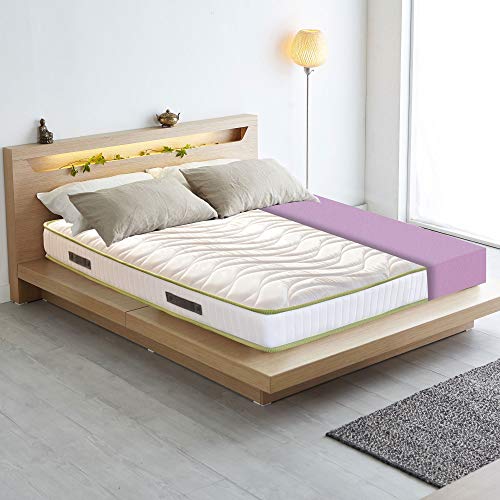 Art Materasso H12, con AirPur® monoblocco, water foam ortopedico in poliuretano, con tessuto anti acaro di alta qualità, singolo 80x190