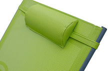 Meerweh Mare WEH Alluminio Vibrazione Liege Deluxe XXL, Verde, 160 x 75 x 85 cm, 74047