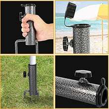 Mrriyai Ancoraggio per Sabbia per ombrellone Ombrellone Anchor Beach Supporto per ombrellone in Metallo Ombrello di Ancoraggio Ombrellone da Spiaggia Sabbia Anchor Spiaggia Ombrellone Anchor Ø 36mm