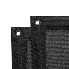 COFFEE CAT Balcone Rivestimento Privacy Screen,Frangivista per Il Balcone, Esterno, Cortile, Patio, Balcone per Coprire La Tenda da Sole, Nero