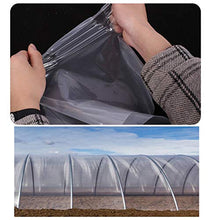 Waterproof MDELRuldeⓘ Teloni Impermeabile Trasparente in plastica Tenda da Balcone per Esterni, 100% Antipioggia/Copertura Impermeabile per Piante PE Pellicola di plastica 6.5ft x 9.8ft