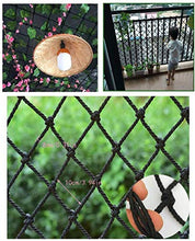Protective net decoration / Kindergarten anti-caduta Net Net Cat bambini Stair Protezione Net Balcone Rete di sicurezza Ristorante Bar soffitto Uccello Rope Net Net Rete di carico nero netto decorativ