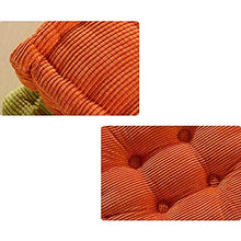 HYLX Cuscino Sedile, Cuscino Sedia, Cuscino Sgabello Rotondo, Cuscino Sedia Floreale Antiscivolo in Cotone Spesso, per Giardino, terrazza Esterna