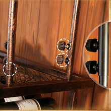 ACUIPP Amanti Del Vino/Appeso Barra Del Vino Barra Del Vino Portabicchiere Del Bicchiere Del Vino Doppio Mensola/Bottiglia Del Vino Appeso e Rack Di Vetro/Portabocchiata per Barretta/Amplific