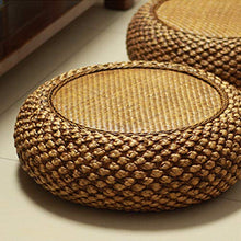 LTINN Cuscini in Tatami Fatti a Mano, per Camera da Letto, Meditazione della casa, Rattan Naturale, Struttura in Erba e Legno, Piatto e Compatto