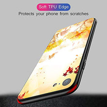 Suhctup Compatibile con iPhone 6 Plus/iPhone 6s Plus Custodia Protettiva in Vetro Temperato 9H + Cornice Paraurti in TPU Silicone Morbido Assorbimento Degli Urti a 360 Gradi Protezione -Albero 2
