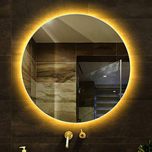 L&ED Specchio di Retroilluminazione, Specchio da Bagno A LED Illuminato Rotondo, Vanità, A Prova di Esplosione