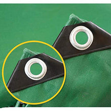 MTYLX Grande Tela Cerata Resistente, Teloni, Protezione Solare Impermeabile Antipioia per Giardino, Copertura per Auto 520G / M²,Verde,3 × 4 M