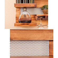 Semplice e Creativo Portabottiglie Semplice e Creativo Portabottiglie Sospeso da Parete Portabottiglie in Legno Portabottiglie Multiuso Semplice e Creativo Decorazione a Parete, PZW