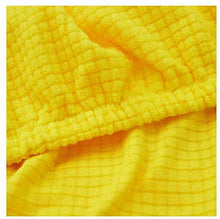 FLYAWAY Copridivano Trapuntato 3D Semplice Giallo Limone Fodera per Divano Elastico Elasticizzato Spandex/Poliestere Sedia per Divano a Forma di L Copridivano-2-seater 145-185cm