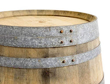 Temesso Botte da Vino in Rovere, barile, da Usare Come Tavolo, Decorazione - Altezza 95cm, Contenuto 225 litro