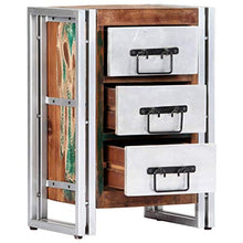 XHCP Cassettiera Credenza Comodino Cassettiera Armadietto in Legno massello di Abete 80x36x75 cm