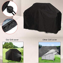 Ubrand 210D - Copertura per barbecue all'aperto, copertura per mobili all'aperto, copertura antipolvere nera