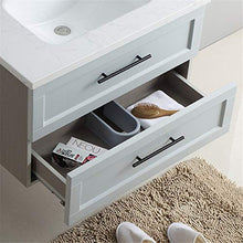 Set di Mobiletti Specchio e Lavabo Mobile da Bagno Semplice Bagno Bagno Mobile Armadio Combinazione Balcone in Ceramica lavabo (Color : Gray, Size : 53x80x53cm)