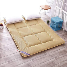Futon Pieghevole Tatami Traspirante, Design a Rete 4D Materasso Da Pavimento Giapponese Morbido Materassino Per Tutte Le Stagioni Pieghevole Antiscivolo,Green-150 * 200cm