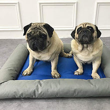 Il Letto del Cane Letti di Cane Impermeabili della Schiuma Ortopedica Premio Blu di Memoria Facilita Il Dolore di Displasia Dell'anca di Artrite Dell'animale Domestico,Blue-105 * 79 * 13cm