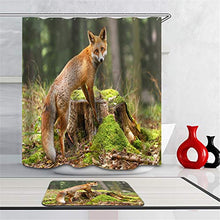 LIYAN Combinazione Bagno. Immagini Chiare E Colori Vivaci Rendono Il Tuo Bagno Pieno di Vita. Accessori da Bagno. La Volpe nella Foresta.