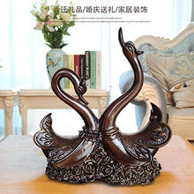 WPXBF Scultura Statua Busti Sculture Artigianato in Resina Swan Wine Rack Home Restaurant Wine Cabinet Decorazione Ornamenti