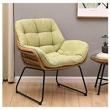 HongTeng Divani Verde Chiaro Divano Pigro Tatami Confortevole Sedia in Rattan Camera da Letto Balcone Nap Tempo Libero Piccolo Divano può Essere Combinato con 69,5 × 71,5 cm (Size : A(1*Sofa))