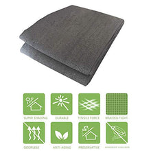 Longdafei - Telo per balcone, protezione dai raggi UV, resistente alle intemperie, con fascette stringicavo, tessuto speciale HDPE, 5 m (90 x 500 cm), colore: grigio