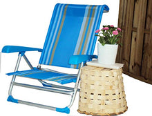 Sedia Sdraio Pieghevole mare"Spiaggina", in ALLUMINIO