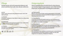 Sun Garden Copertura di Ricambio per Ombrellone in Polipropilene N.E.W Facile da 350 Cm, B055 Grigio