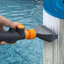 Exnemel Detergente per Filtro per Piscina, Pulitore a Getto di Filtro Portatile per Piscina Vasca Idromassaggio Spa Pulizia Laghetto Pulito 28,5x9,2cm/11,2x3,6pollici