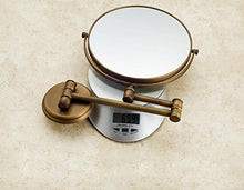 Zhna 3X / 1x Specchi ingrandibili ingrandibili, Specchio da Bagno a Parete da 20 Pollici con Girevole a 360 Gradi e Fori forati Specchio da Trucco per Trucco