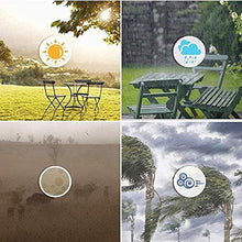 80x80cm Fodere per mobili da giardino impermeabili, copertura per mobili da giardino rettangolare, telone resistente agli agenti atmosferici esterni, dispositivo universale per macchine da tavola rot