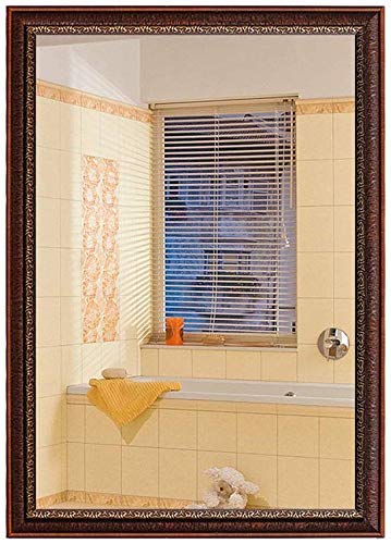 JKCKHA Parete Bagno Specchio di Trucco, Piazza Decorativo dello Specchio di Bellezza, Dressing Specchio (Colore: 2#, Size: 40 * 60cm) Decorazioni per la casa