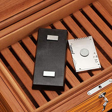 Humidor Cigar Humidor Umidificazione Professionale Scatola per Sigari Scatola per Sigari Portasigari in Legno di Cedro Divisorio Rimovibile Grande capacità 100