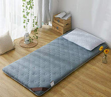 YLCJ Futon Pieghevole Tatami Traspirante Addensato, Materasso futon Camera da Letto, materassino Giapponese Doppio, Materasso futon Antiscivolo 7 cm D 120x190 cm (47x75 Pollici)