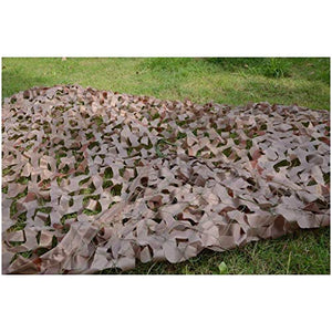 AWCPP Camo Netting Shading Net Desert Desert Network Camouflage Network | Sfondo Ombrellone It Color Shade Netting | Adatto per la Campagna per la Protezione Solare Di Caccia Selvatica,6 * 8M.