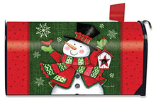 XJ-JX Snowman e Birdhouse Inverno Magnetico Casetta Postale Copertura Fiocchi di Neve Standard