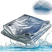 SHIJINHAO Telo Impermeabile Esterno,0,5 Mm Vetro Cancella Poly Tarpaulin Tarpaulin Copertura Serra Panno A Prova Di Pioli Impermeabile Impermeabile A Prova Di Polveri Con Pacciame Di Plastica Traspare
