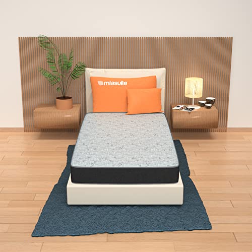 miasuite i sogni italiani Materasso Singolo 80x190 Alto 13 cm in waterfoam Ortopedico Pieghevole per brandina Modello Summit