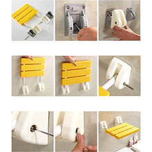 TLMYDD Le Donne in Gravidanza, Anziani Bagno WC con Doccia Vasca Sgabello Pieghevole Scarpe Antiscivolo Feci Ingresso Panchina Sgabello da Bagno (Color : Yellow)
