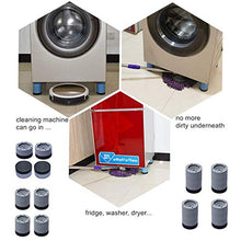 wanzhaofeng 4pcs Rilievo del Piede Antiurto in Gomma Lavatrice Mat Supplies Noise-Dampening Dryer Antiscivolo, 3,5 Centimetri