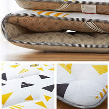 JiaQi Morbidissimo Comfort Materasso,Addensare Imbottita,Tatami Rimovibile da Terra Materasso Pieghevole Ipoallergenico Non-Slip Bottom Trapuntato-a 150x200x4cm(59x79x2inch)