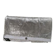 Foglio di Alluminio del Panno Dell'ombra della Pianta del Fiore del Giardino della Serra, Rete Resistente Ai Raggi UV con Gli Occhielli (Size : 1×5m)