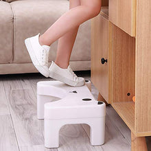LILI Toilette Accovacciata Sgabello da Bagno Vasino da Bagno con Piedini Antiscivolo Squat Aiuti Stitichezza Pile Sollievo IBS