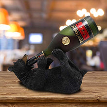 EUBEISAQI Bear Fox Portabottiglie per Vino Statua Animale Portabottiglie per portabottiglie Decorative per Cabina e Lodge