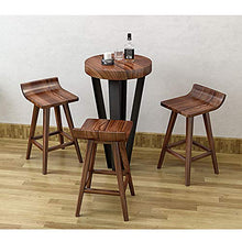 Sgabelli da bar, seggioloni per bar, ristoranti, caffè, sedie da bar per cucina domestica e soggiorno, aspetto legno massello, comfort sedentario/B / 75 centimetri