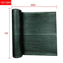 HENGMEI 1x50m Verde Rete di Recinzione Tessuto HDPE Tessuto ombreggiante Protezione Solare per Recinti e Ringhiere