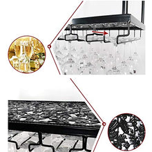 YWYW Wine Bar Bar Wine Glass Rack Hanging Wine Glass Bar Hanging Creativo Europeo Portabottiglie da Vino Portabottiglie Industriale da Parete (Dimensioni: 120 * 35 cm)