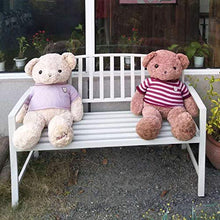 Panca Da Giardino Mobili Da Giardino Per Esterni Panchine In Metallo Con Schienale, Ghisa Sedia Con Struttura In Acciaio Per Patio Balcone Parco Giardino Portico Anteriore Sentiero Decorazione Prato