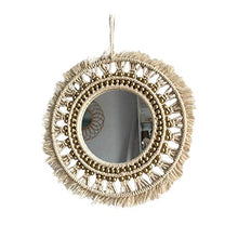 WBFN Hanging Parete Decorativo Specchio della Decorazione di Arte Rotonda dello Specchio di Trucco Dressing Bathroom Wall Hanging Specchio