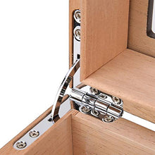 Custodia per sigari, Custodia per sigari in cedro Scatola di immagazzinaggio per humidor in legno Custodia da viaggio per umidificatore da viaggio portatile Scatola per archiviazione con umidificatore