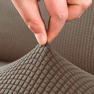 Zhongdalian Copridivano con Penisola Separato Elasticizzato Chaise Longue - Fodera per Divano a Forma di L (2 Pezzi, 2+3 posti, 145-185 cm 190-230 cm) - Arredi Casa